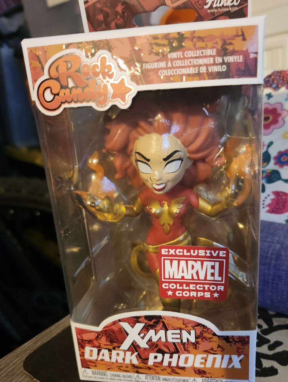 Rock & Candy Dark Phoenix Figure - Red & Gold